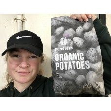 PUREFRESH ORGANIC AGRIA POTATOES 1.2KG Bag Hawkes Bay Grown